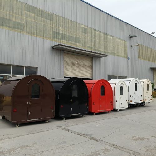 Food truck bílý, RAL 9016,  2 m široký