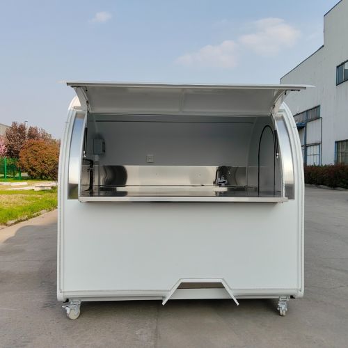 Food truck bílý, RAL 9016,  2 m široký