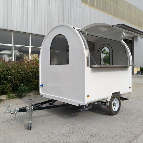 Food truck bílý, RAL 9016,  2 m široký