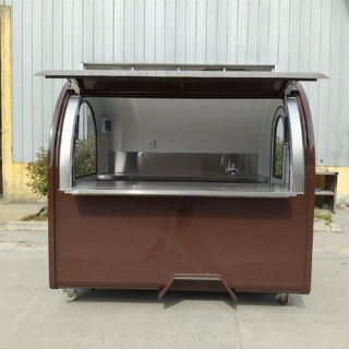 Food truck hnědý 2 m 8011 bez lednice 
