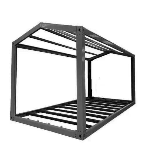 Kontejnerový rám 7016 6x3 m šikmá střecha A bílý